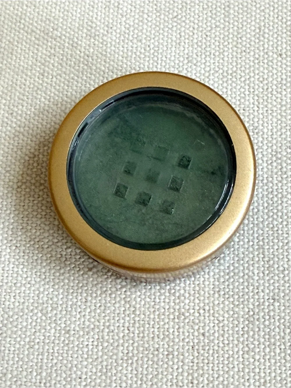 New Rare Jane Iredale 24-Karat Gold Dust Loose Shimmer Powder Color Green Tester